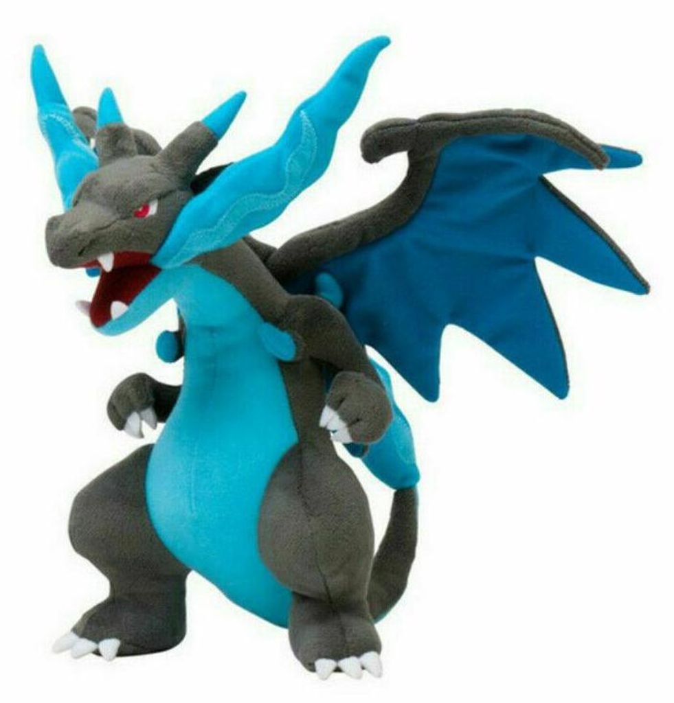 Pokemon Mega Glurak X Kuscheltier - 28 cm Plüschtier