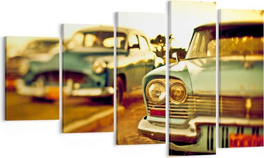 Bild auf Leinwand - Leinwandbild - Auto Kuba Klassiker - Produktbild 