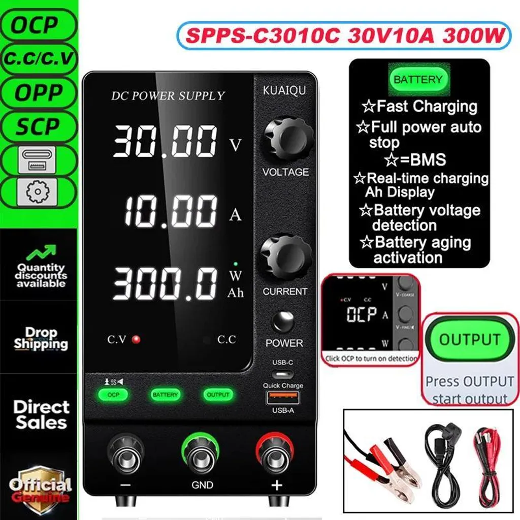 Alimentation réglable 30V 10A : stop aux surtensions sur vos circuits - 2