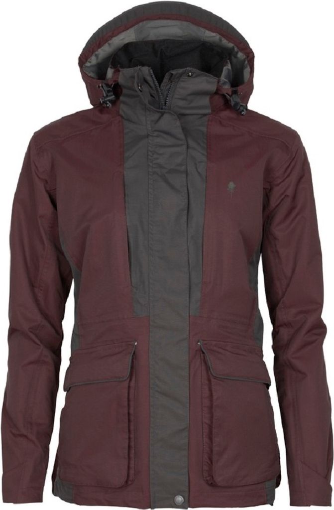 Pinewood 3183 Dog Sports 2.0 Damen Jacke Earth Plum/D.Anthracite (817) S
