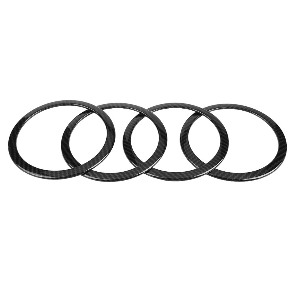 Lautsprecher Ring Trim, Tür Lautsprecher Ring Trim, Tür Lautsprecher Ring Abdeckung, Innere Tür Lautsprecher Abdeckung, Carbon Fiber Style Tür ...