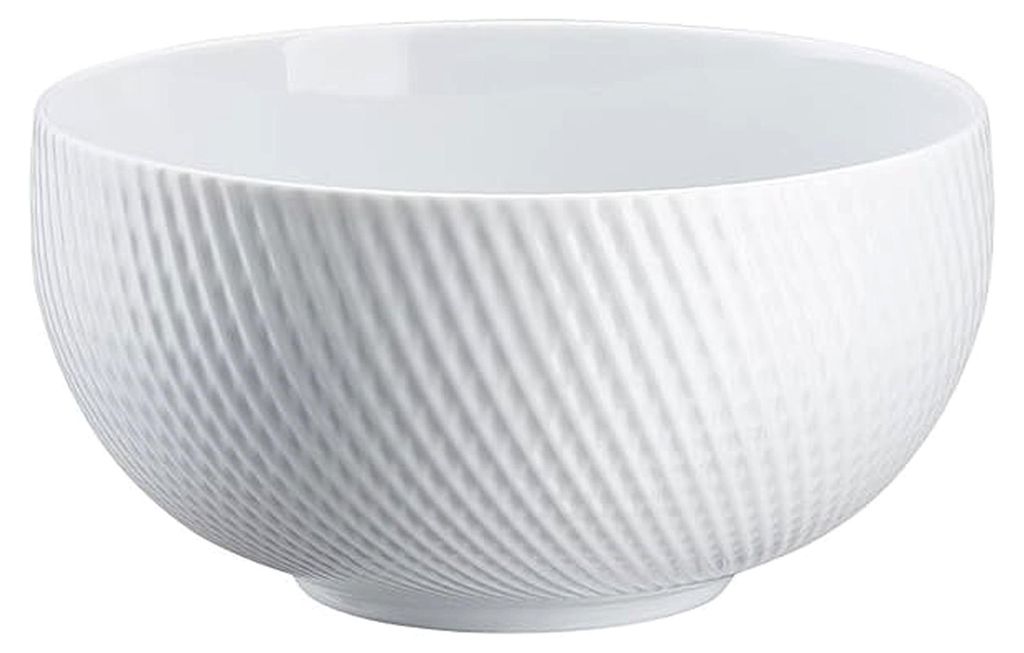 Blend Weiß Bowl 14 cm/ 0, 73 L/Relief 3: Gekreuzt