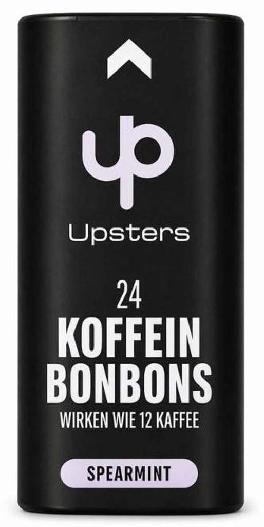 Upsters Koffein Bonbons Spearmint 24er Produktbild 