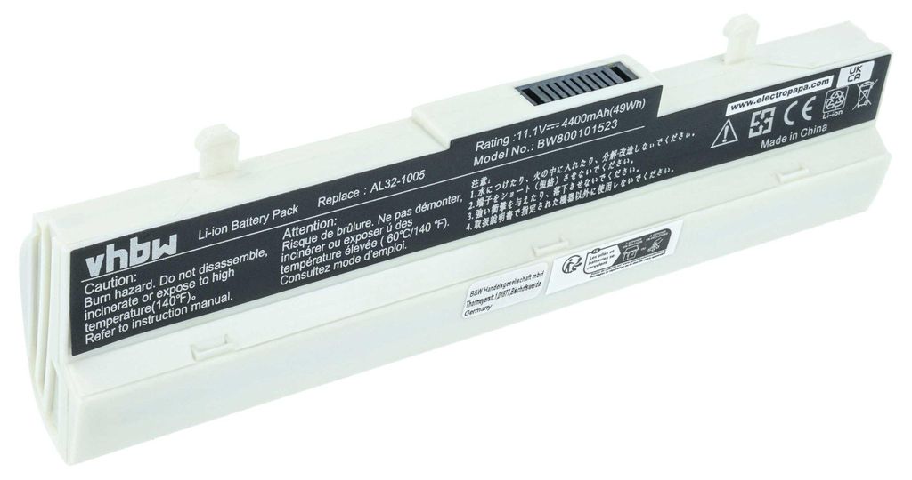 vhbw Akku Ersatz für Asus AL32-1005, AL31-1005, TL31-1005, Produktbild 