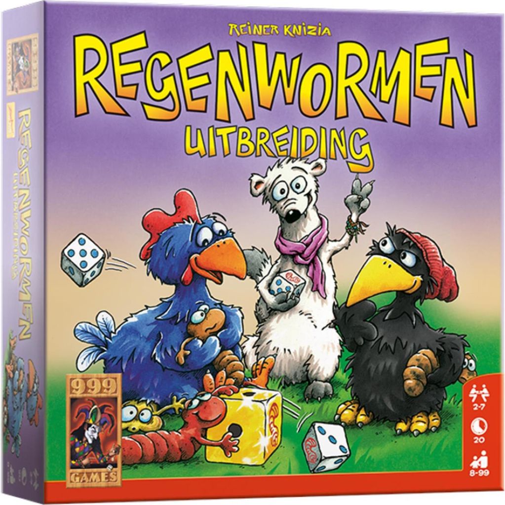 999Games Dobbel -Spiel Regenwürmer: Expansion (NL)