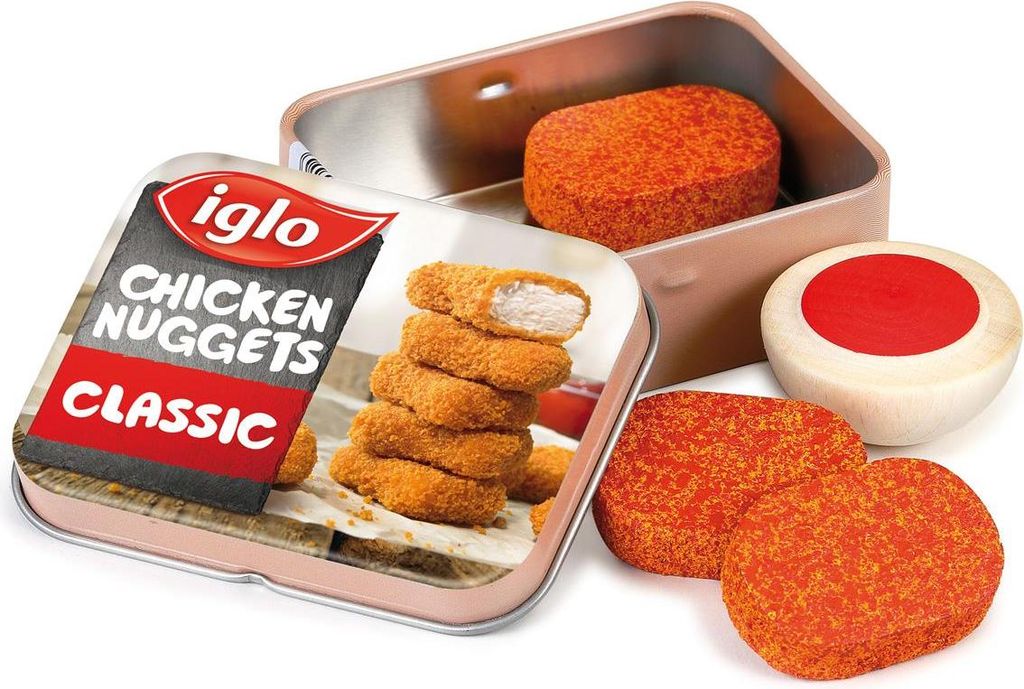 Erzi Chicken Nuggets von Iglo in der Dose - Kaufladenzubehör