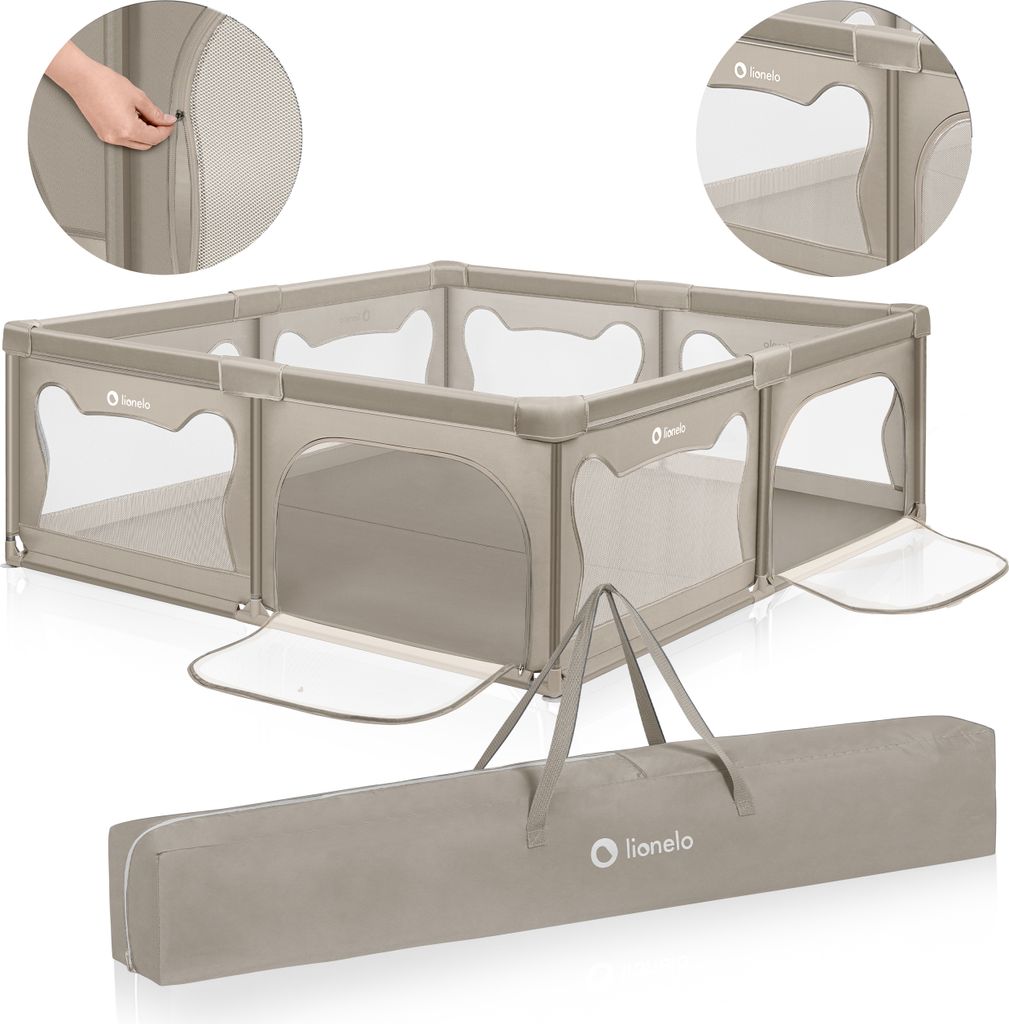 Lionelo Laufgitter WILLOW XL sehr große Spielfläche, 2 Produktbild 1