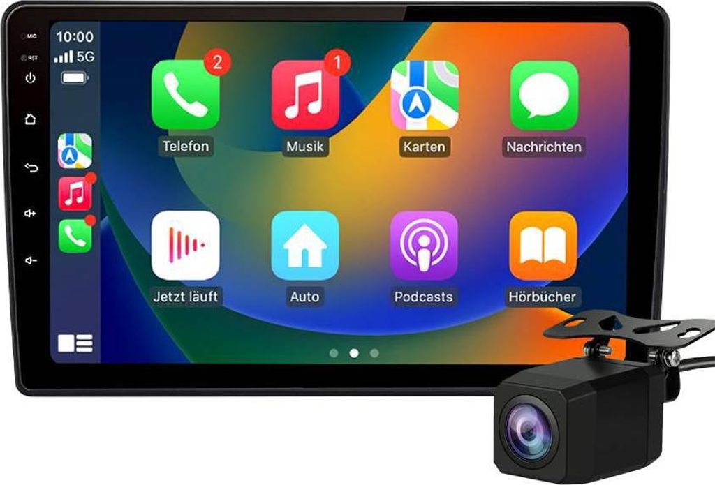 Android Autoradio 10 Zoll 64GB für Skoda Fabia (2007–2014) Produktbild 
