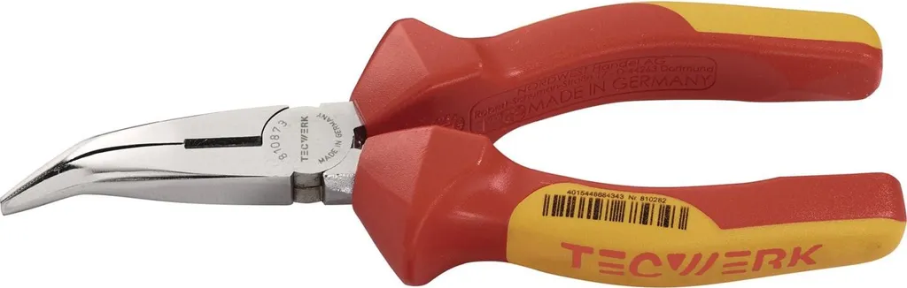 Pinza VDE Becchi Tondi Lunghi 200mm 40° | Utensile Isolato 1000V