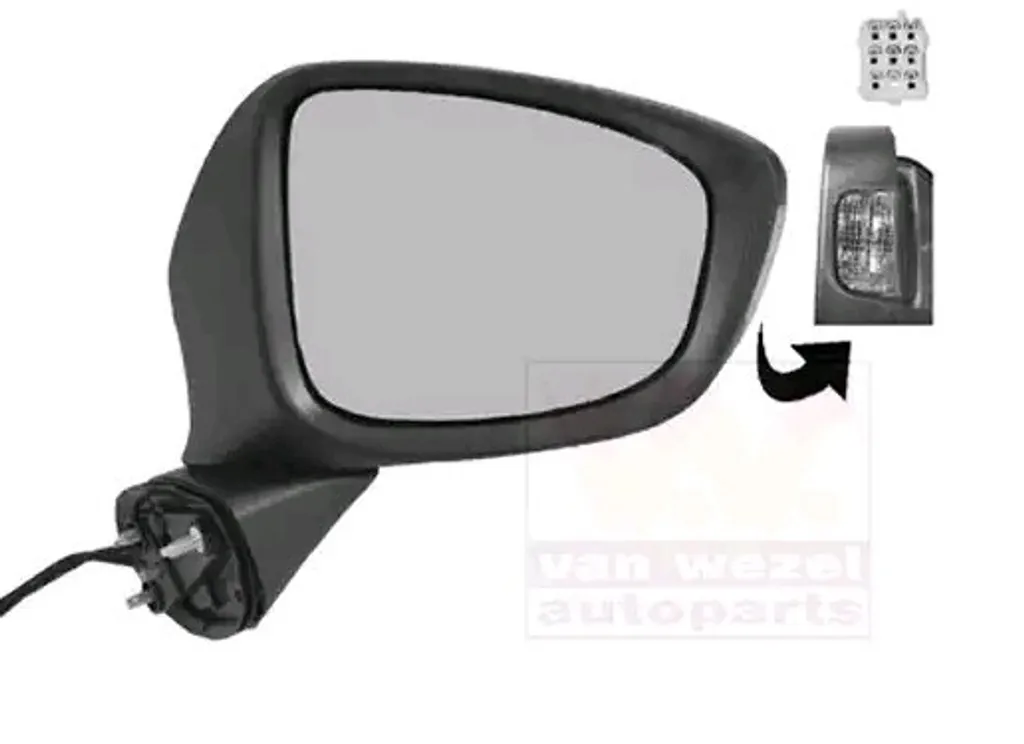 Van Wezel Rétroviseur droit pour Mazda CX-5 - Pièce détachée 2765808