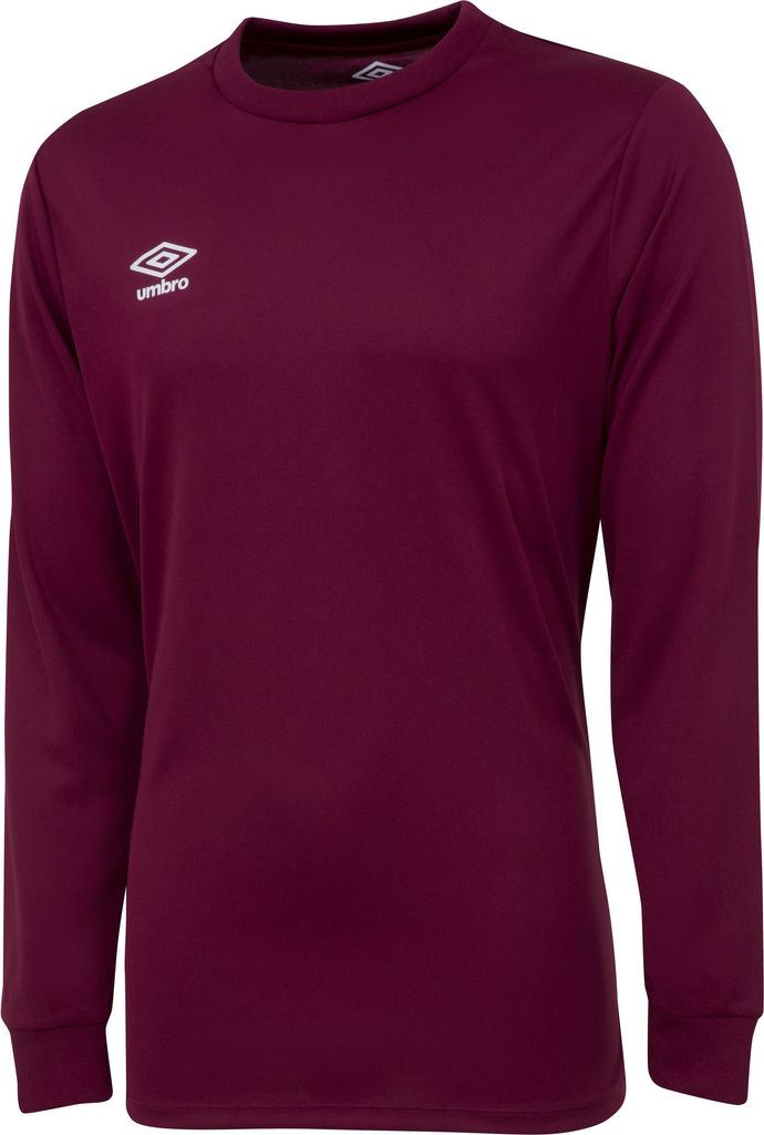 Umbro - "Club" Trikot für Jungen Langärmlig UO1291 (XXS) (Weinrot)