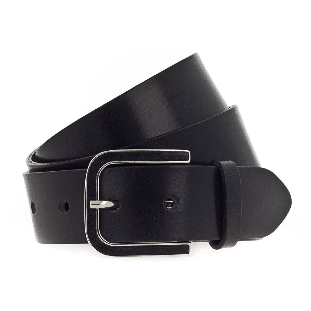Vanzetti Leder Gürtel 35mm Leather Belt W100 Black schwarz