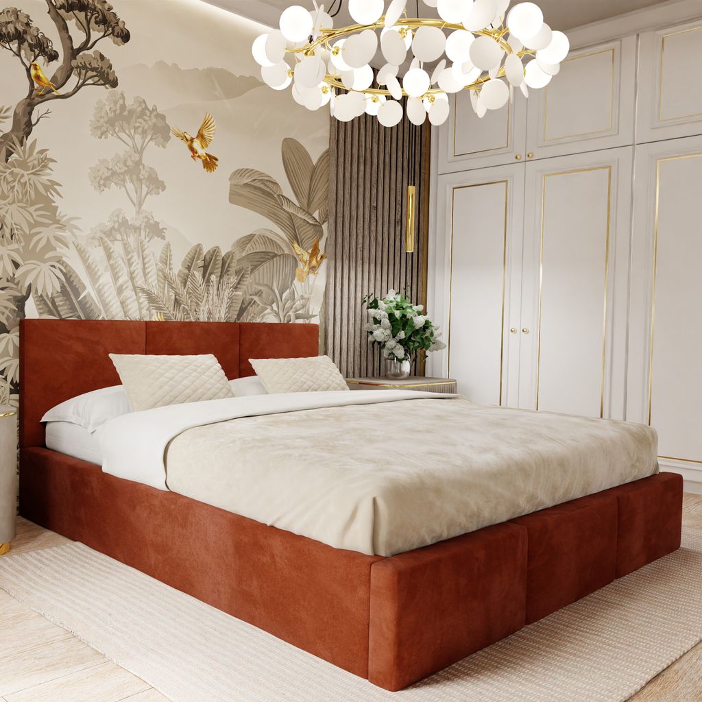 Muralo POLSTERBETT für Schlafzimmer Polsterbett mit Produktbild 