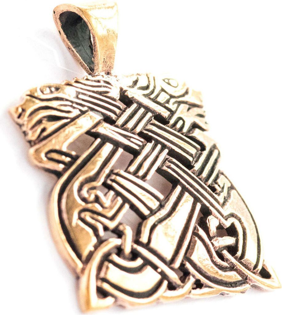 Bronzeanhänger Anderswelthunde Schmuck - Pferd - 29x22mm
