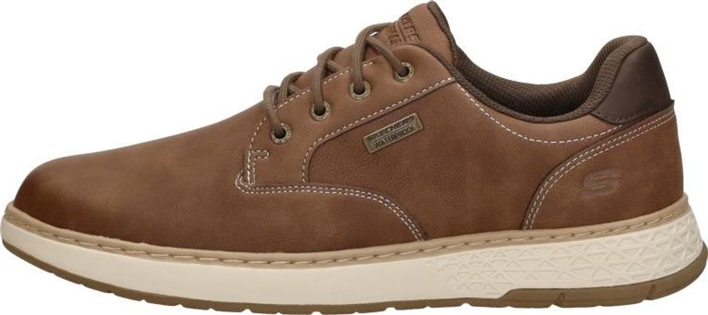 Skechers Garlan  Veterschoenen Laag - Cognac - Maat 42 Produktbild 