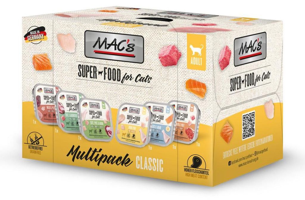 MAC's Cat Multipack 6x100g Bezzbożowa Mokra Karma Dla Kota Zdjęcie produktu 