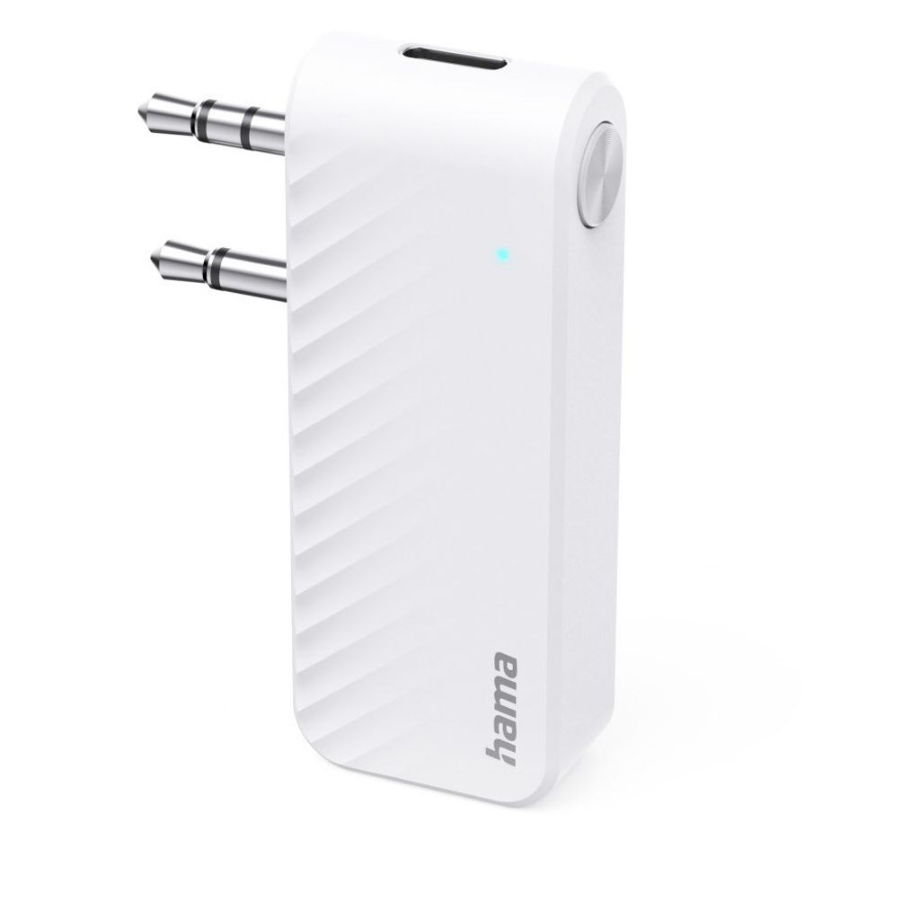 Bluetooth -Audio-Transmitter für Flugzeuge und universal, 10h, m. AUX, Weiß (00014171)
