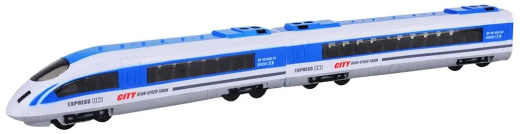 Grand train électrique télécommandé de 65 cm avec effets de lumière RC - 2