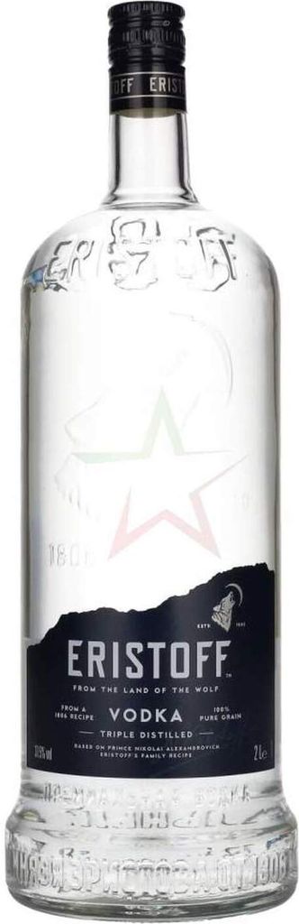 Eristoff Premium Vodka 37,50 % 2,00 Liter