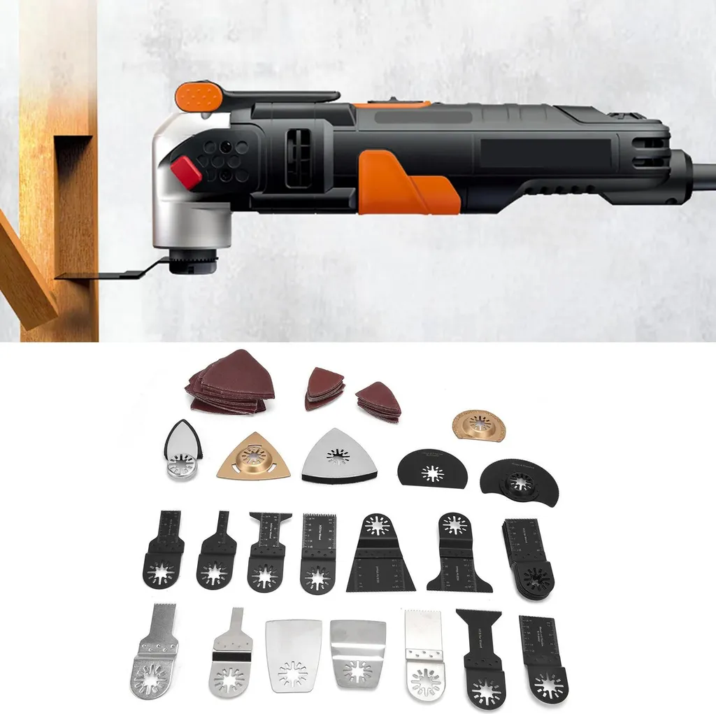 Lames multifonctions pour rénovation de maison, kit 105 pièces complet