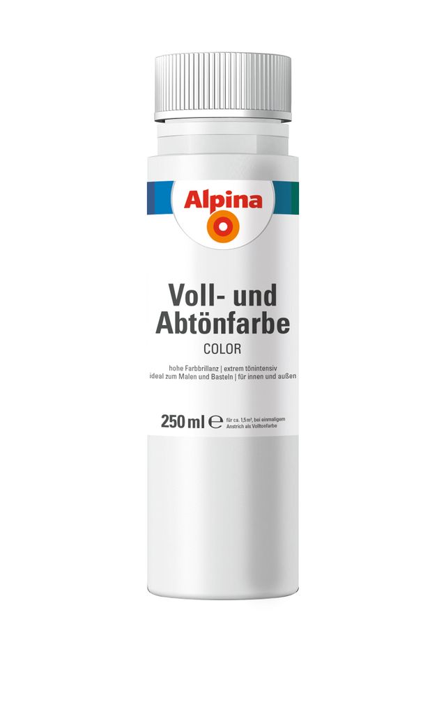Alpina COLOR Voll- und Abtönfarbe Snow White 250 ml Produktbild 