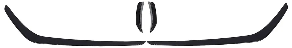 Déflecteurs Aérodynamiques Noir Brillant, Pack de 4 pour Golf 7.5 GTI