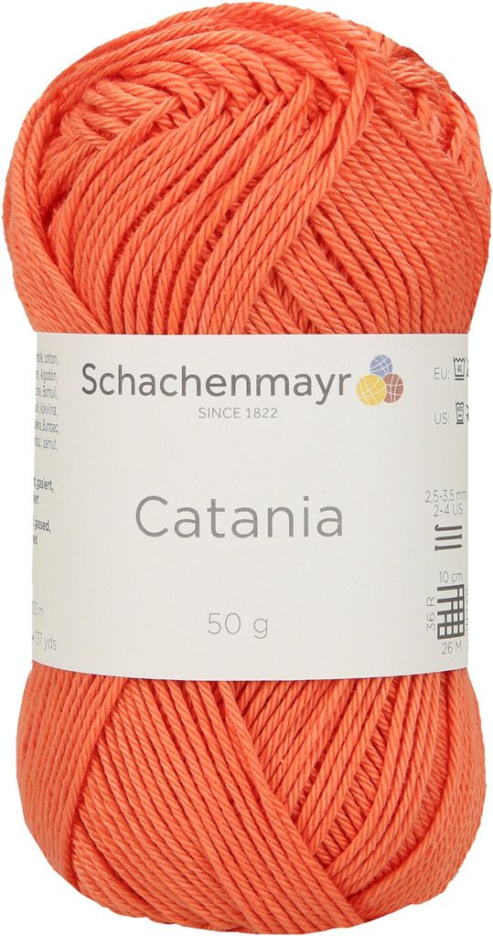 Schachenmayr Catania, 50g Persischorange Handstrickgarne Produktbild 