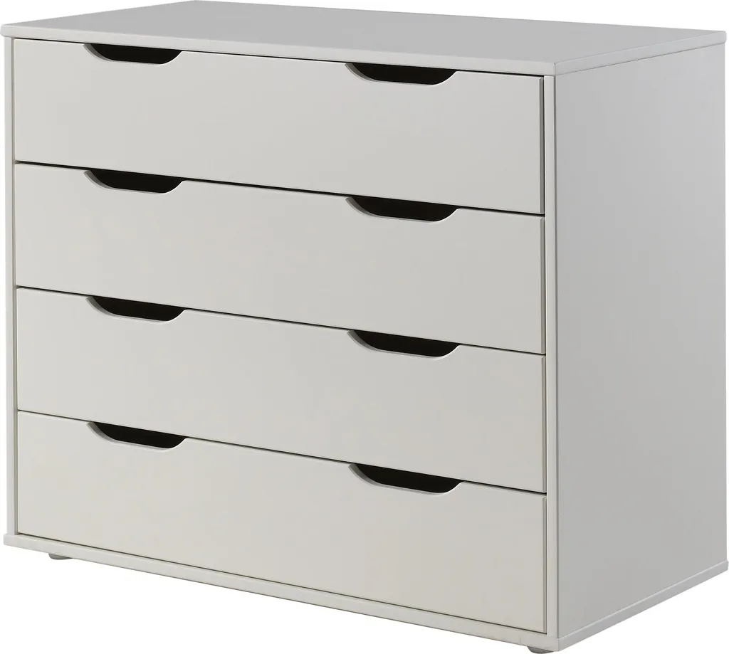Commode de Rangement Blanche Pino - Optimisez votre Espace de Chambre
