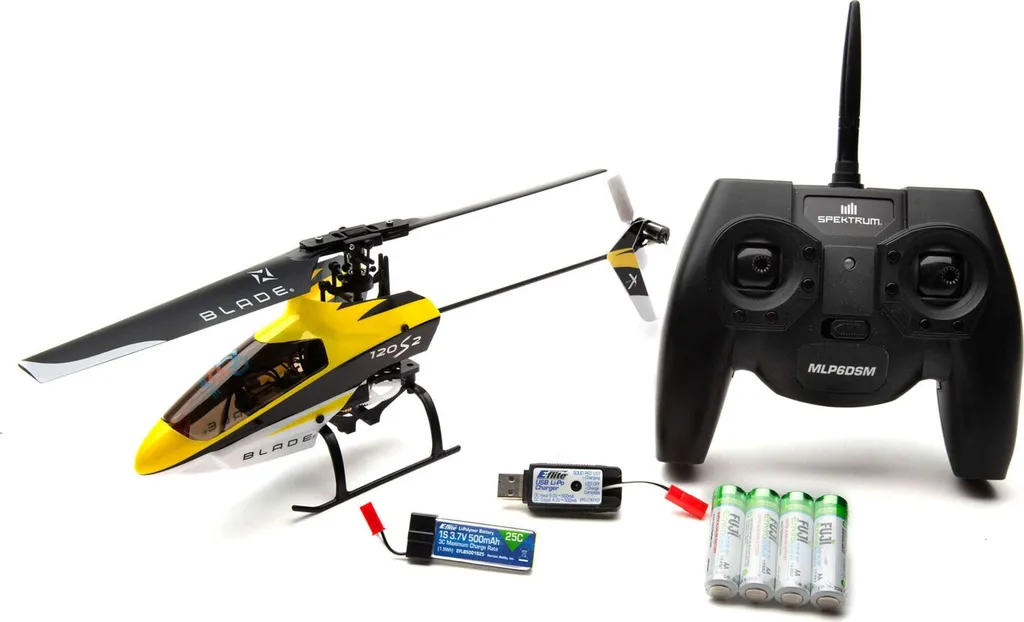 Hélicoptère Blade 120 S2 RTF avec Technologie SAFE - Pack Complet RC