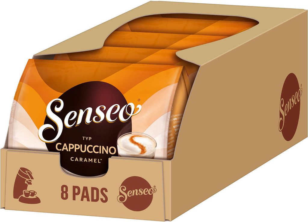 SENSEO Pads Typ Cappuccino Caramel Senseopads 40 Getränke Produktbild 1
