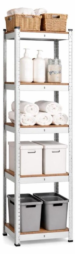 Deco4Home Bücherregal | 5 Ebenen | 180x40x40 cm | Produktbild 