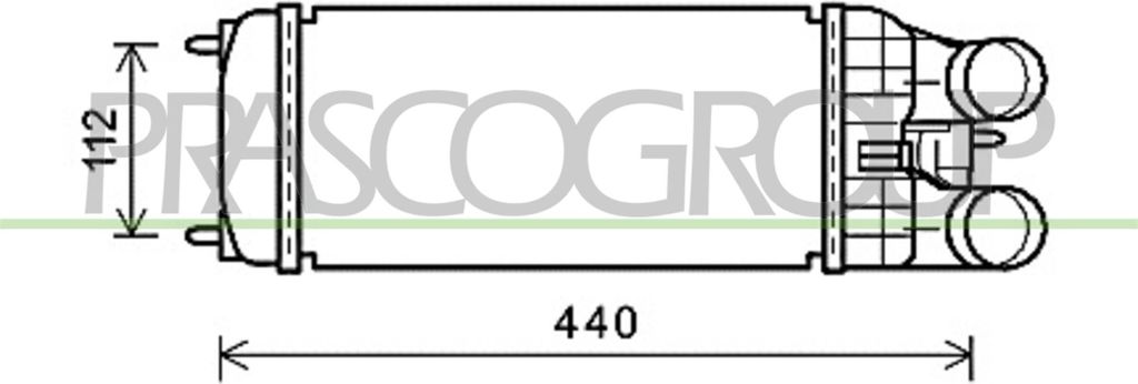 PRASCO CI325N001 Ladeluftkühler LLK für OPEL Crossland X (P17) Turbo Intercooler