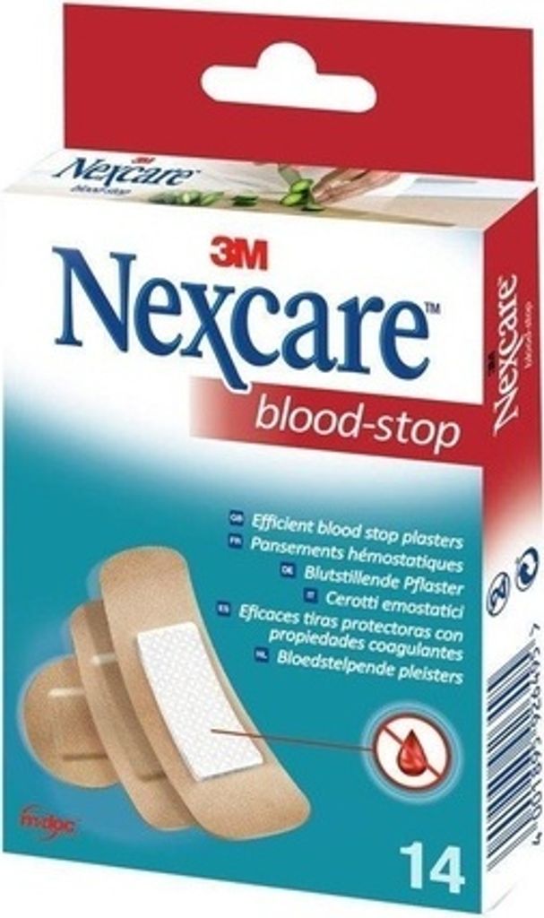 Zastavenie krvi Surtido 14 jednotiek Nexcare Obrázok produktu 