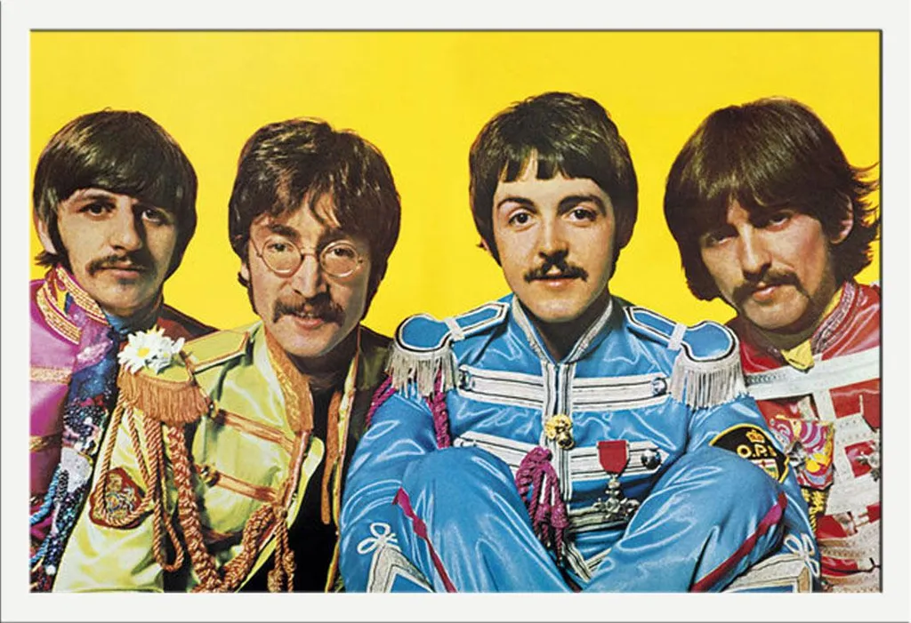 Protégez votre Poster Beatles avec le Cadre Shinsuke® Blanc Anti-Poussière