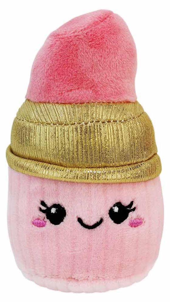Plüschtier Lippenstift kawaii rosa - ca. 10 cm