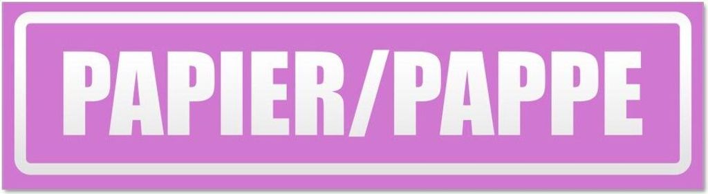 Kiwistar - Autoaufkleber - Flieder - 20 x 5,3 cm - Papier Pappe invertiert - Hinweis Aufkleber Sticker für Auto, Kfz, Fahrrad, PKW, LKW