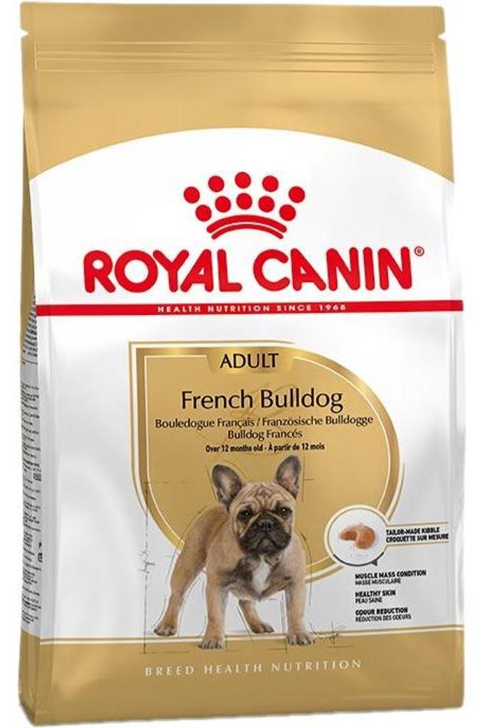 Royal Canin French Bulldog Adult, Adult, Französische Bulldogge, Mittelgroß (11-25 kg), Klein (5-10 kg), 3 kg
