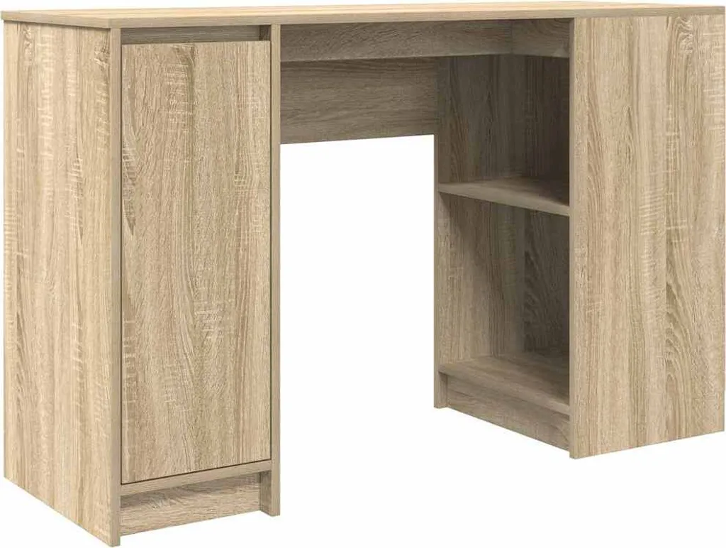 Scrivania Legno Multistrato Rovere Sonoma 120x42x76cm - Alta Qualità