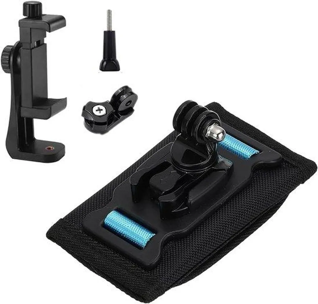 Support Sac à Dos Caméra d'Action et Smartphone - Fixation Universelle
