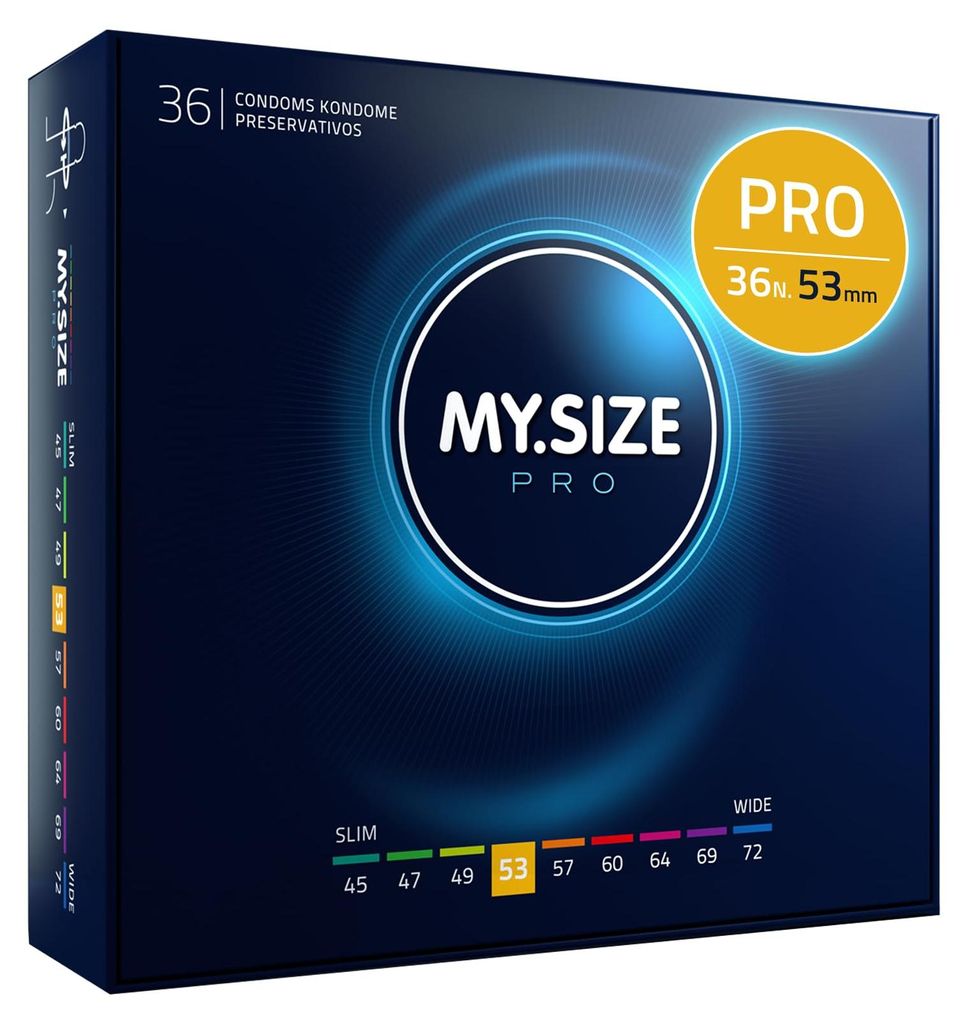MY.SIZE PRO Preservativi Elite taglia 3, 53 mm, L, 36 Immagine del prodotto 
