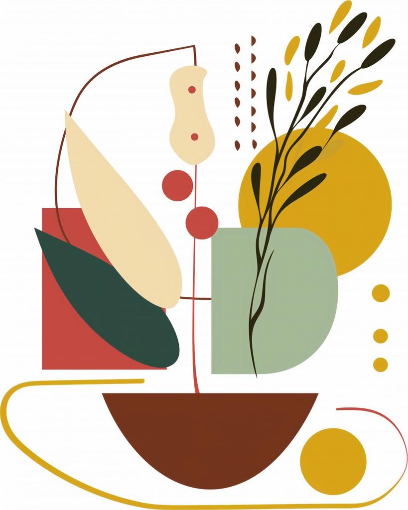 Plakat 64x90cm Harmonie der toten Natur