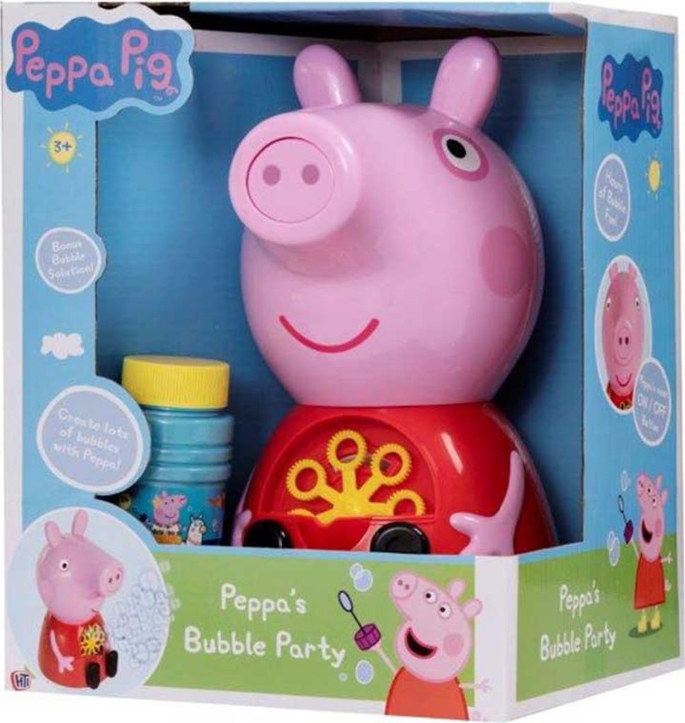 HTI Peppa Pig Seifenblasenmaschine Spielzeug für drinnen Produktbild 