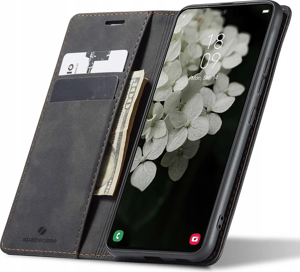 Recensione SPACECASE Custodia S22: Wallet Flip Case Nero Must-Have