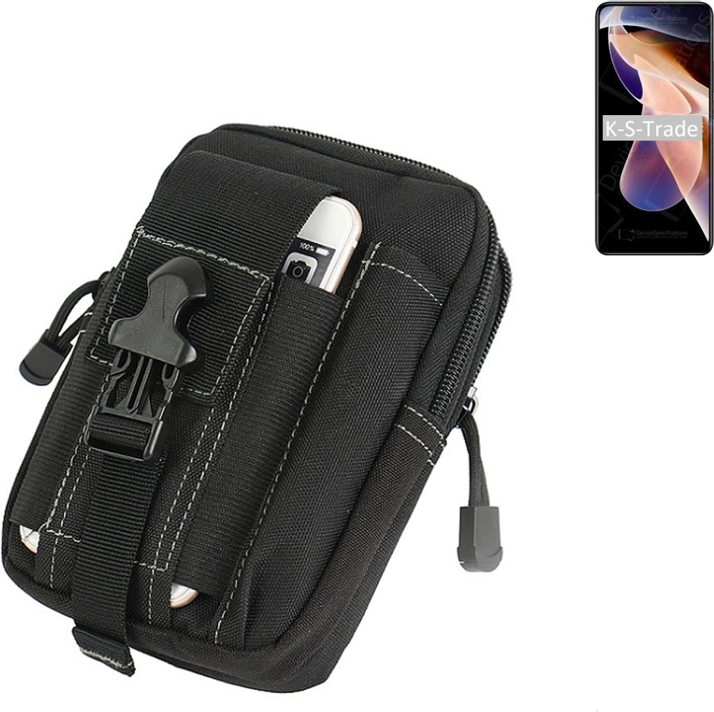 K-S-Trade Gürtel Tasche kompatibel mit Xiaomi Redmi Note 11 Pro Gürteltasche Holster Schutz Hülle Handy Hülle Smartphone outdoor Handy-Hülle