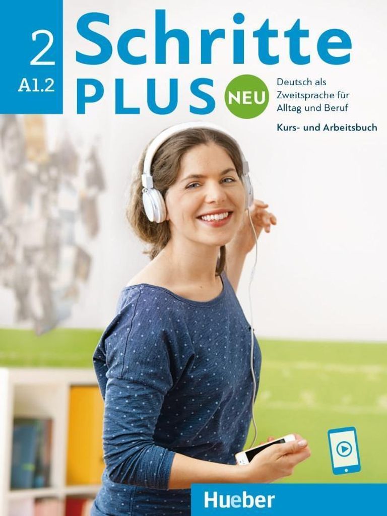 Schritte plus Neu 2. Kursbuch und Arbeitsbuch mit Audios Produktbild 