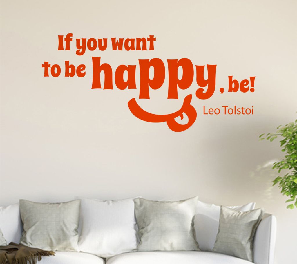 If You wan't to be .... I Wandtattoo in 6 Größen - Wandaufkleber Wall Sticker - Dekoration, Küche, Wohnzimmer, Schlafzimmer, Badezimmer