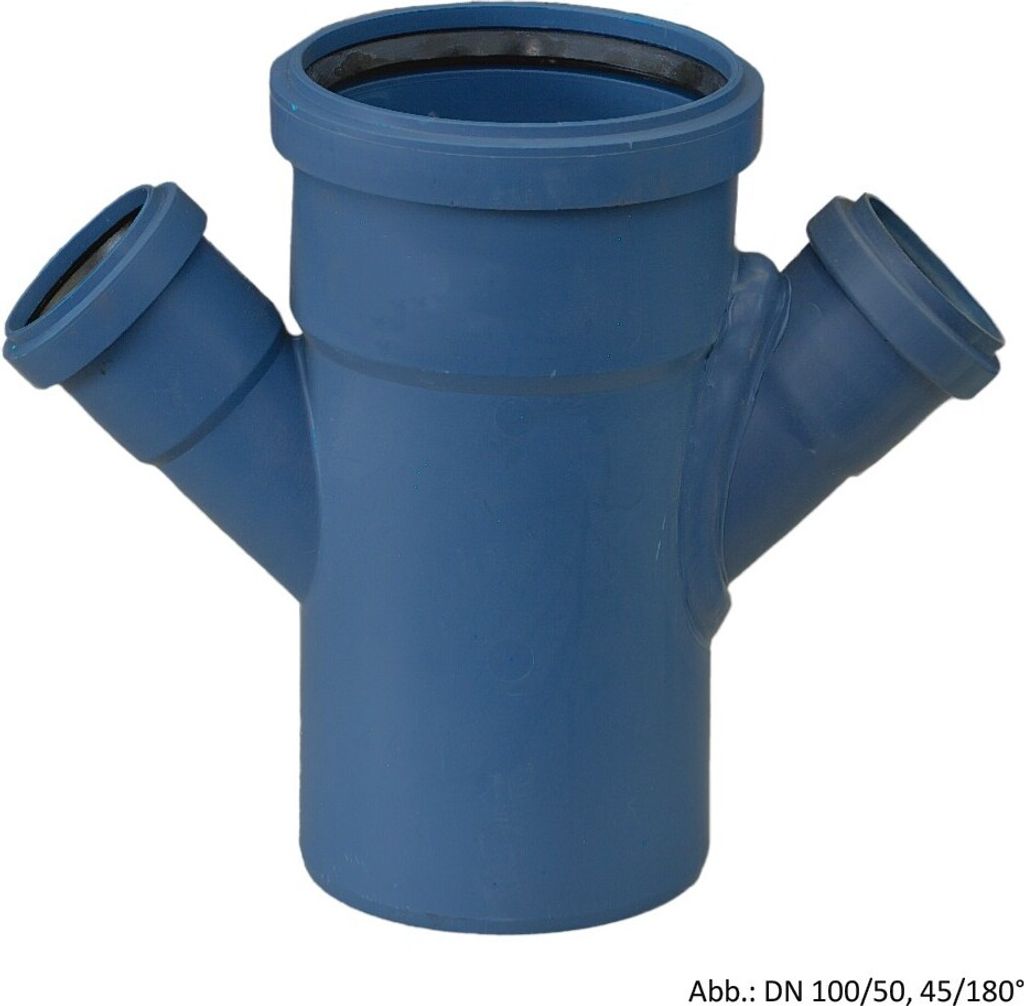 POLOPLAST POLO-KAL NG Doppelabzweig DN 160/110, 45/180°