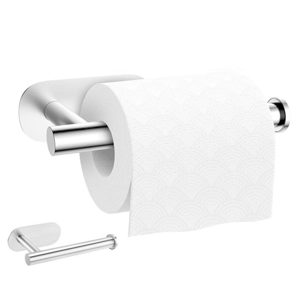 Toilettenpapierhalter ohne Bohren Klopapierhalter selbstklebend,Edelstahl,für Bad Küche WC,Edelstahl WC Halter,toilet paper rack ,tissue rack, 1-...