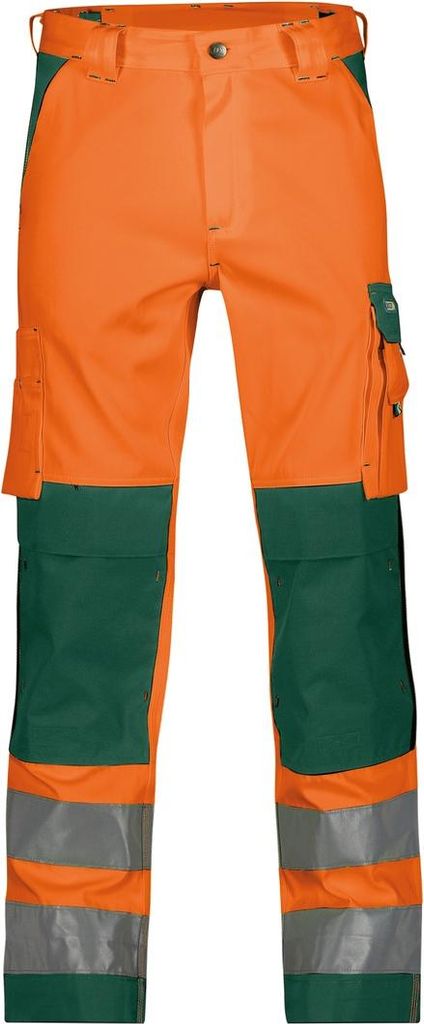 DASSY Warnschutzhose BUFFALO 245 gr. Gr. 50 STANDARD orange/grün