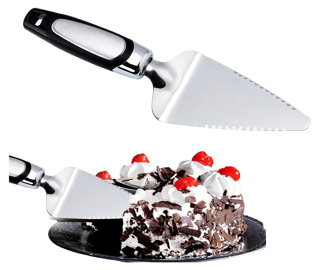 Kuchenheber - Edelstahl, spülmaschinengeeignet, Servier-Spatel für Kuchen | Für Feiern, Restaurant, Dessertbuffet & Hobbybäcker